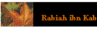 Rabiah ibn Kab